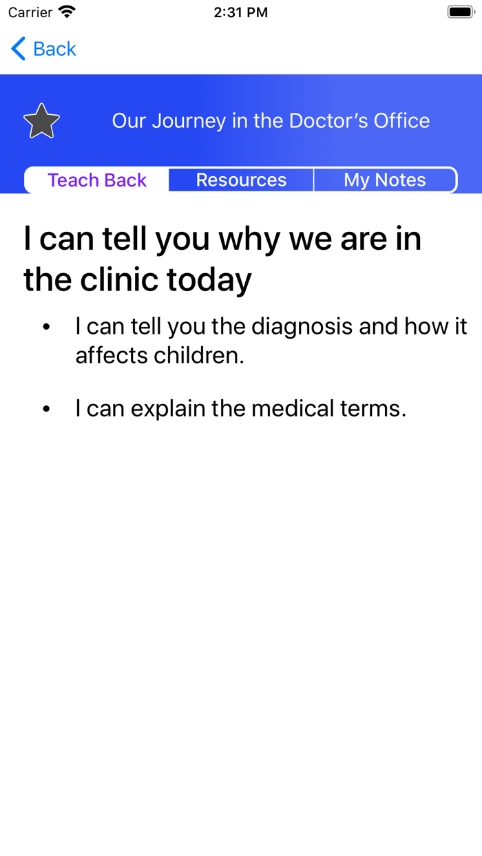 Our Journey Doctor’s Office