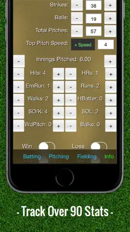 Game screenshot Baseball Stats Tracker Touch apk