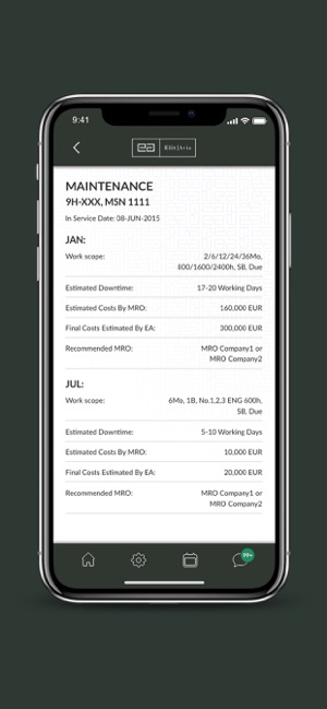 Elit'Avia Private Clients App(圖4)-速報App