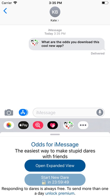 Odds for iMessage