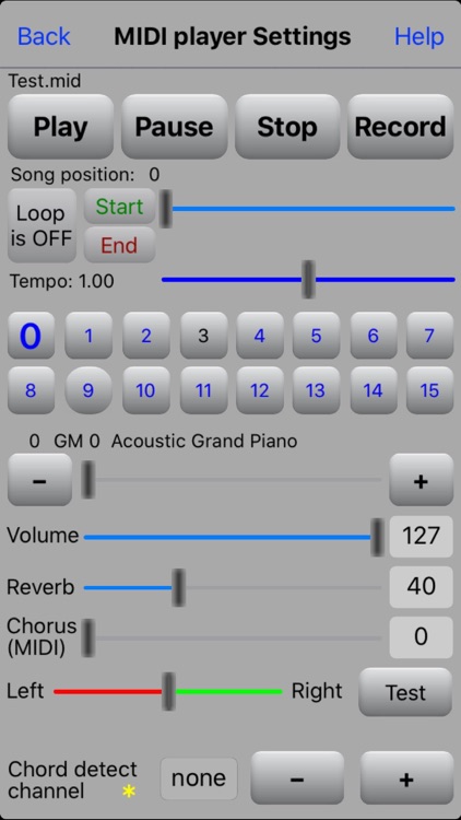 MIDI file player screenshot-1