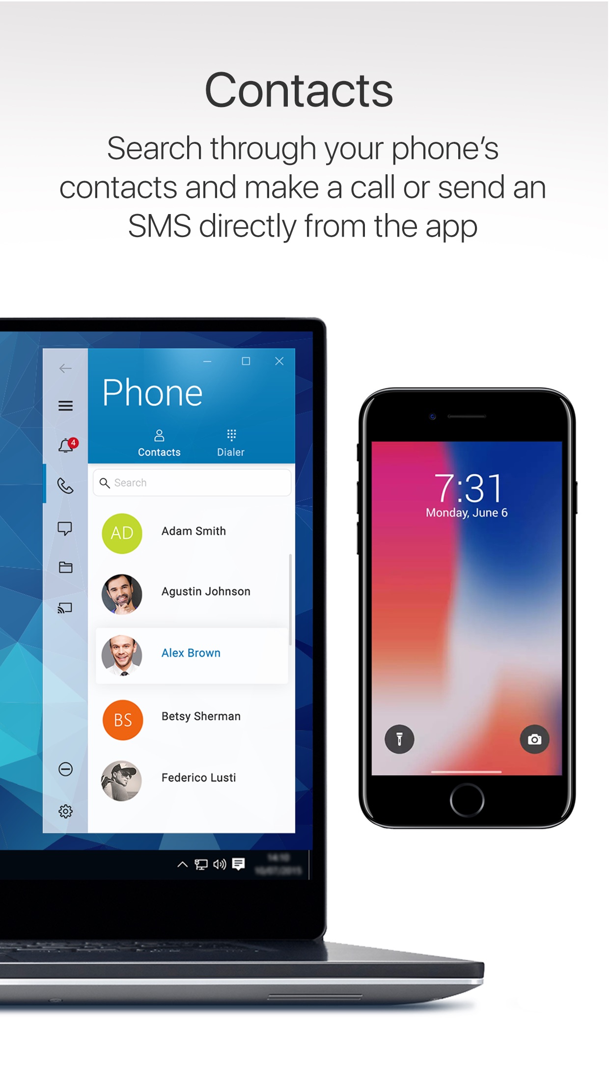 Screenshot do app Dell Mobile Connect