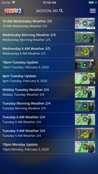 WJTV Weather screenshot 3