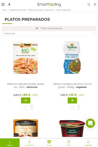 Smartfooding: Alimentación ECO screenshot 3