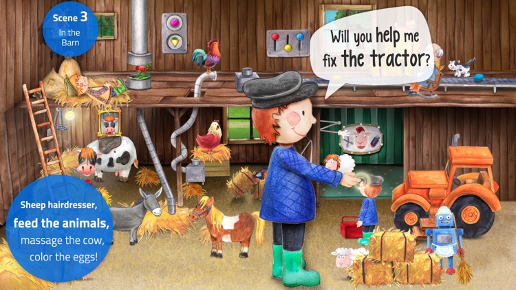 Tiny Farm: Animals & Tractor screenshot-3