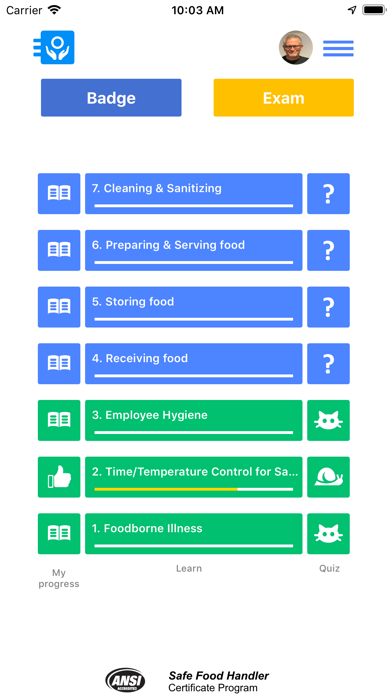 How to cancel & delete Safe Food Handler from iphone & ipad 2