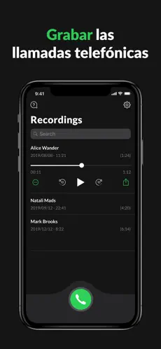 Captura de Pantalla 1 Grabador de llamadas en iPhone iphone