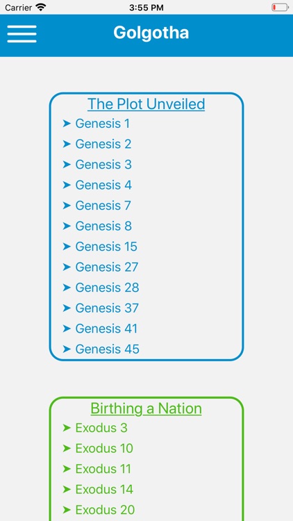 Golgotha Reading Plan