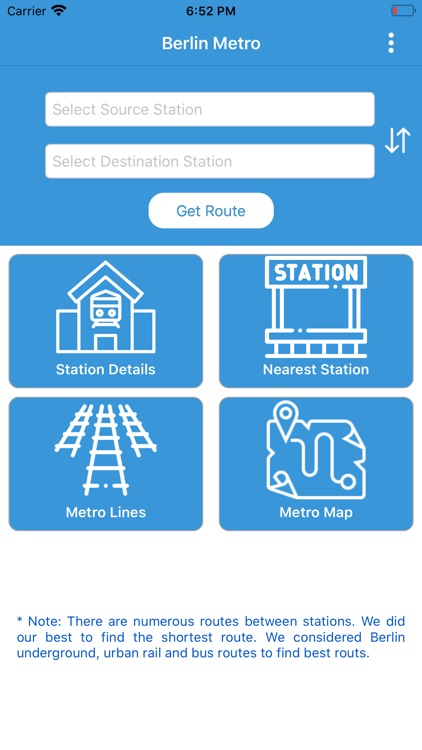 Berlin Metro - Route Planner