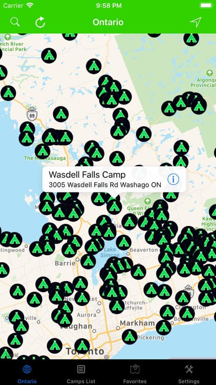 Ontario – Camps & RV Parks