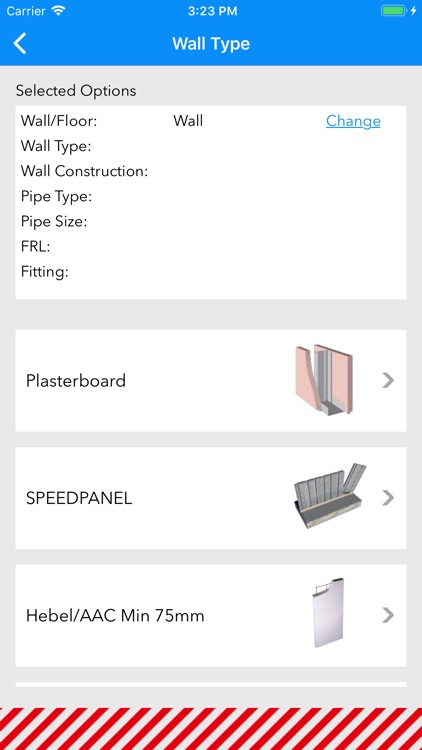 Promat Fire Collar Selector