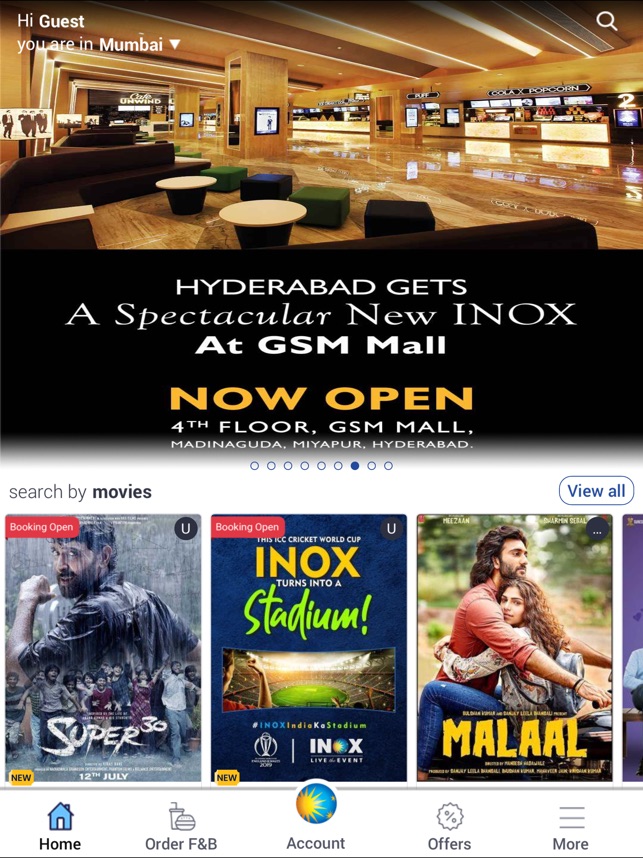 inox app offer for new user