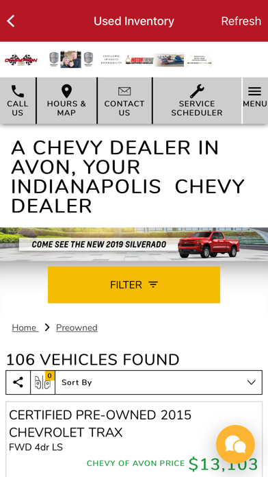 Champion Chevrolet Avon screenshot 4