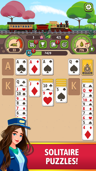 Solitaire Express Premium screenshot 1