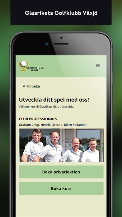 Glasrikets Golfklubb Växjö screenshot 2