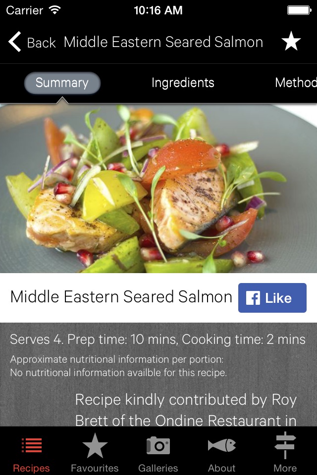 Mowi Salmon Recipes screenshot 2