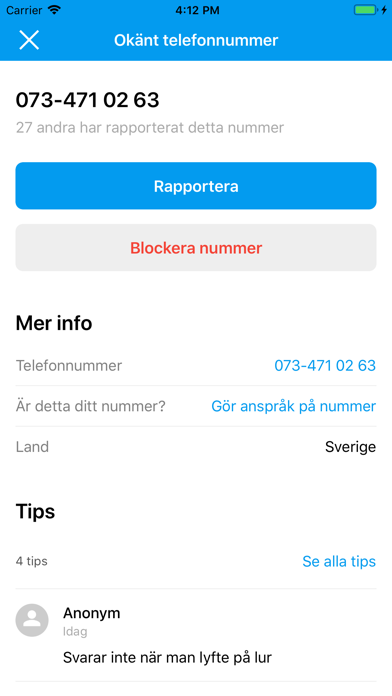 hitta.se screenshot 4