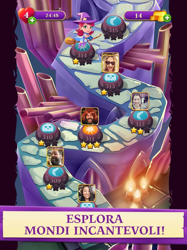 scarica gioco bubble witch saga