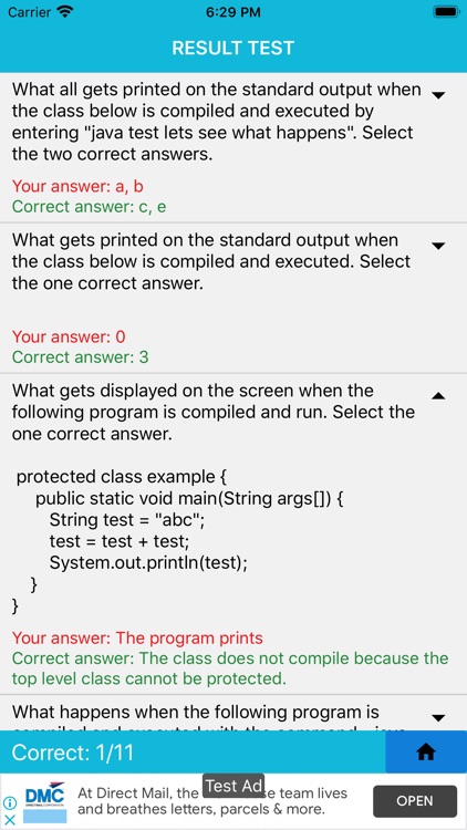 Java Quiz screenshot-3