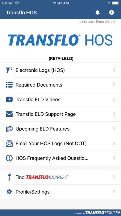 How to cancel & delete Transflo HOS from iphone & ipad 2