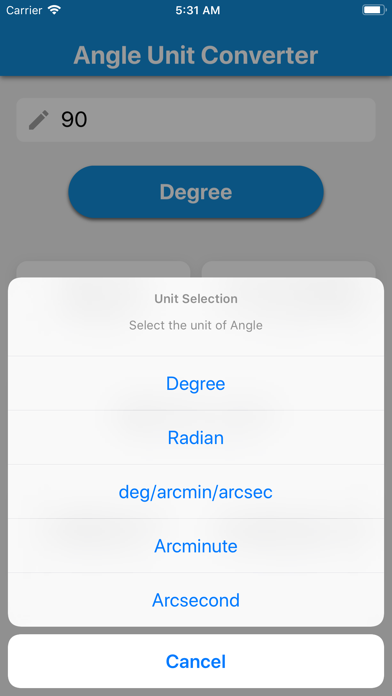 Angle Unit Converter screenshot 3