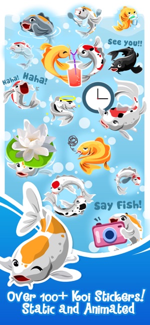 Koi Fish Emojis – Carp Sticker(圖2)-速報App