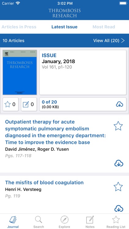 Thrombosis Research