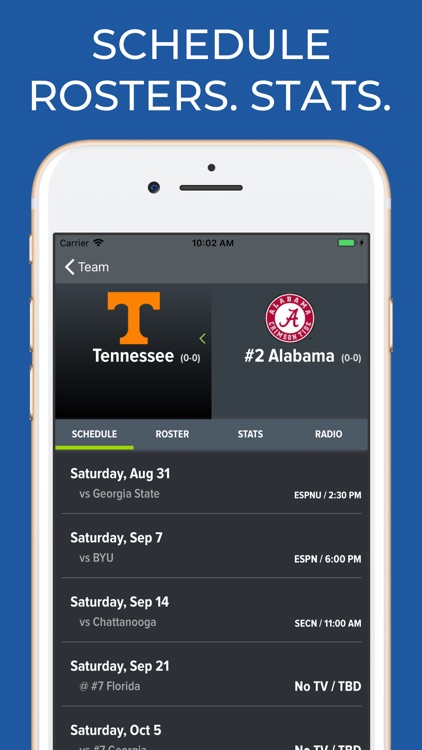 Alabama Football Schedules screenshot-9