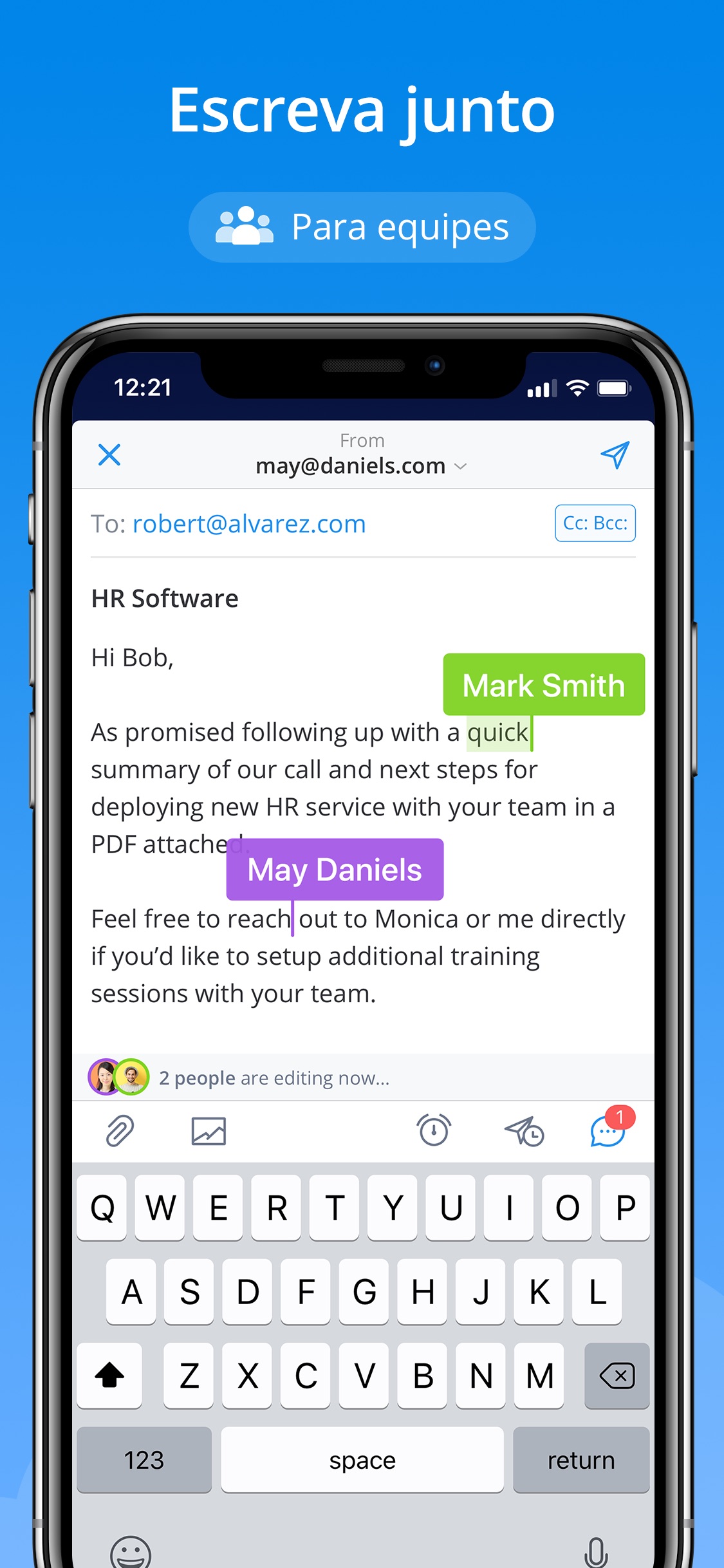 Screenshot do app Spark - Email App da Readdle
