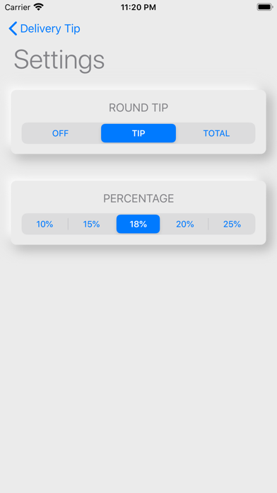 Delivery Tip Calculator screenshot 4