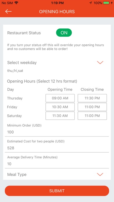 How to cancel & delete LS Restaurant Food Ordering from iphone & ipad 4