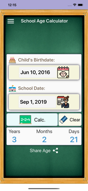 School Age Calculator App 2020(圖1)-速報App