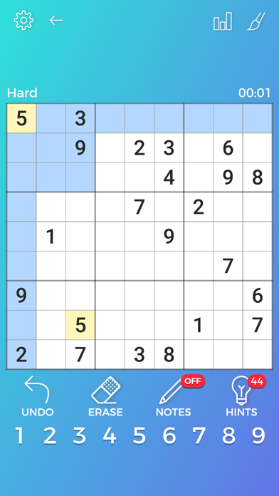 Sudoku Number Placement Puzzle screenshot 2