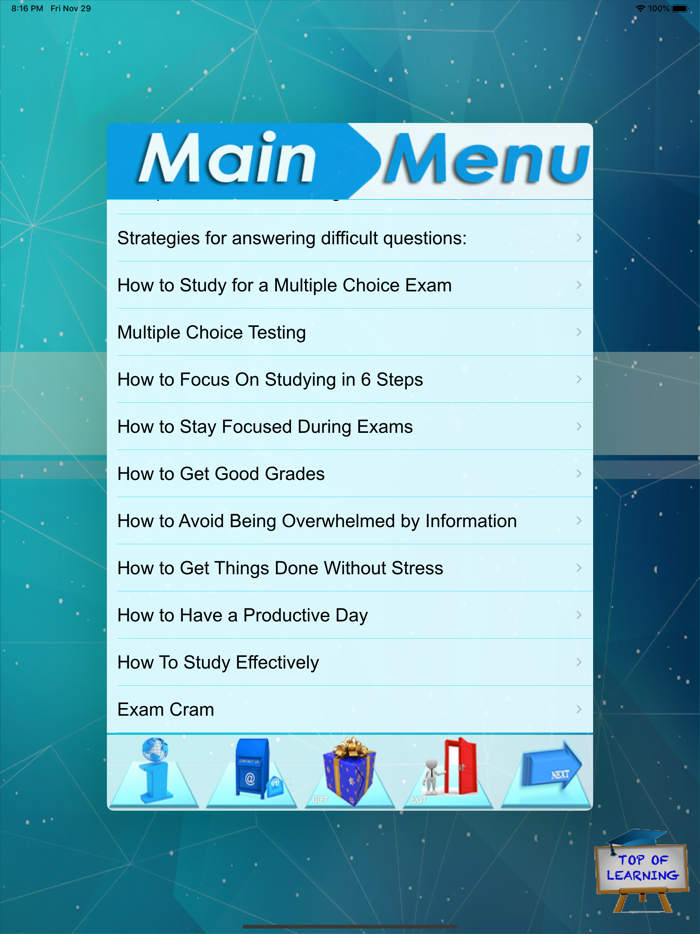 Multiple choices Question Tips