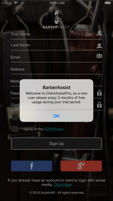 How to cancel & delete BarberAssist from iphone & ipad 1