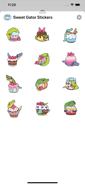 Sweet Gator Stickers(圖1)-速報App