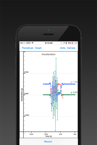 The PocketLab screenshot 2