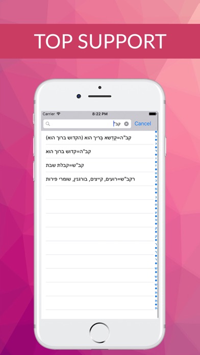 ראשי תיבות - יהדות screenshot 3