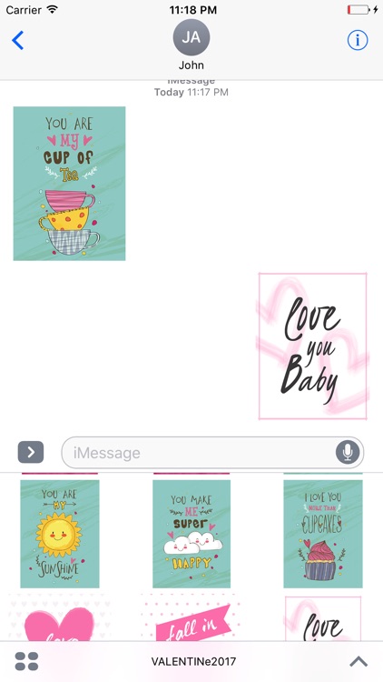 Valentines Hand Drawn Stickers screenshot-4