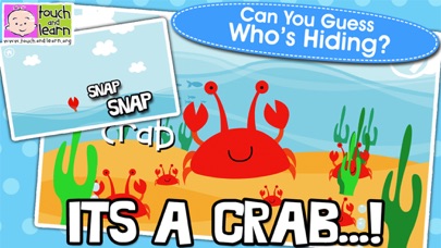 How to cancel & delete Peekaboo Ocean - Who's Hiding Under the Sea? - Animal Names & Sounds for Kids from iphone & ipad 1