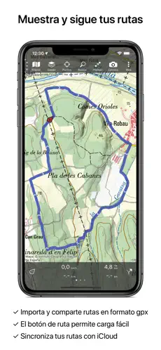 Screenshot 2 Topo GPS iphone