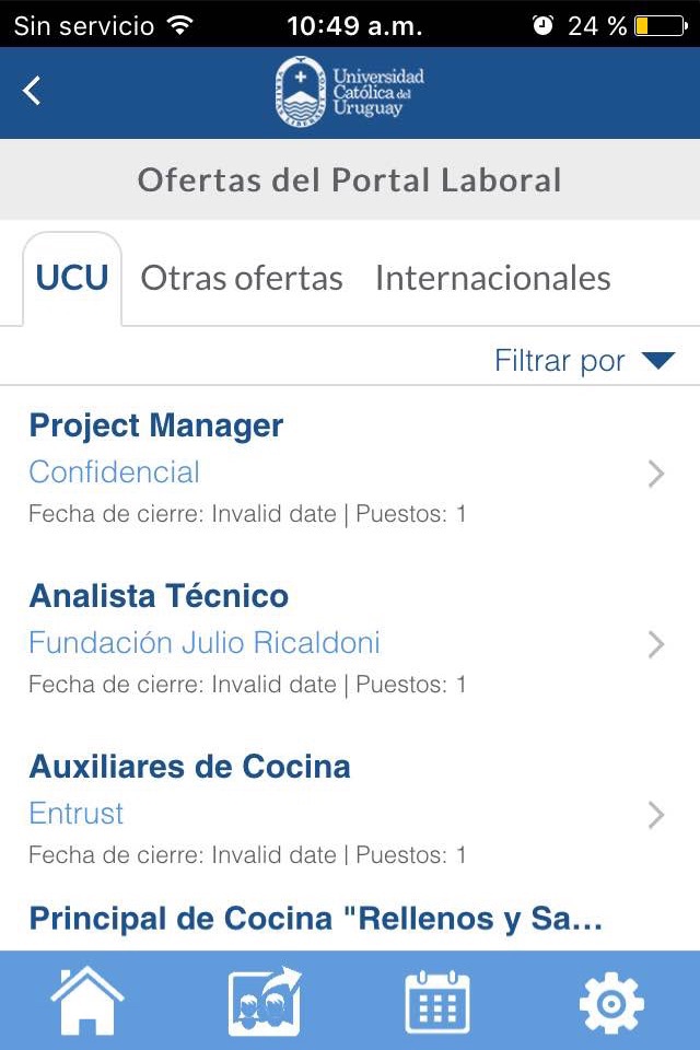 Universidad Católica Uruguay screenshot 2