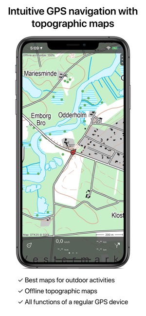 Topo GPS Denmark