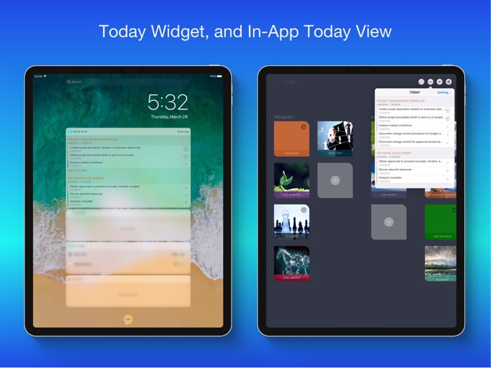 QuickPlan, Project Gantt Chart