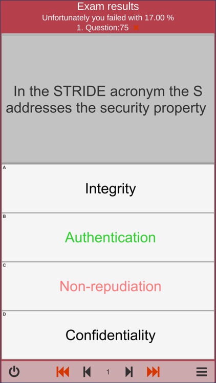 Information Security exam prep screenshot-5