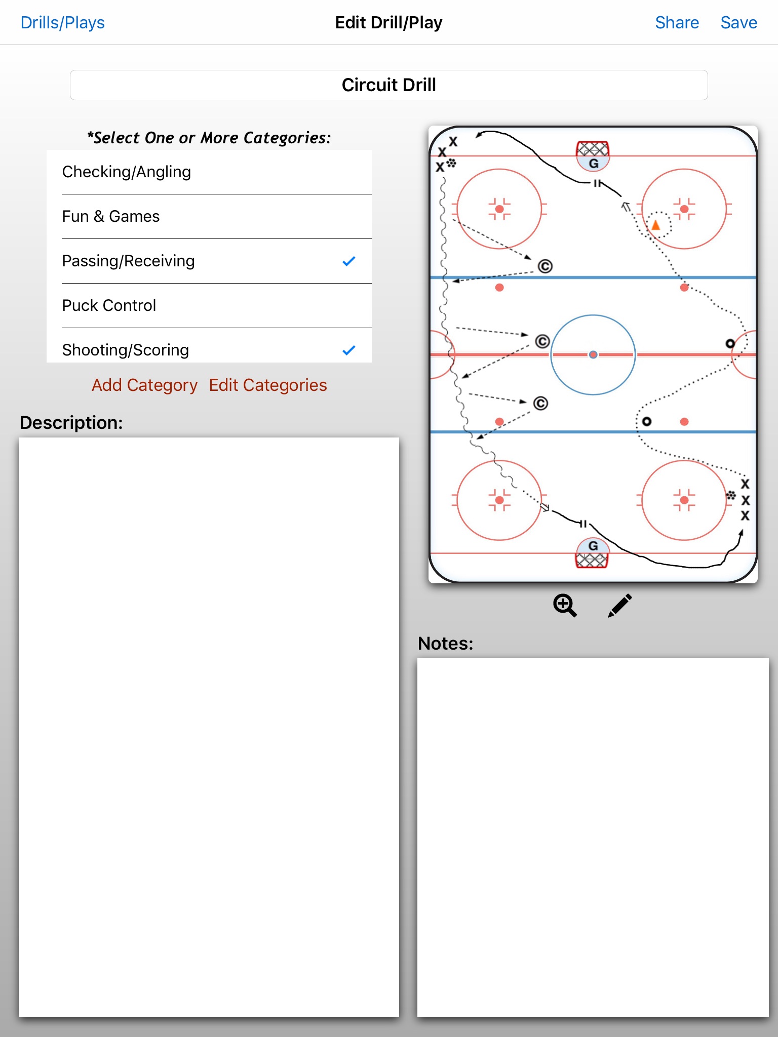 Hockey ClipPad screenshot 3