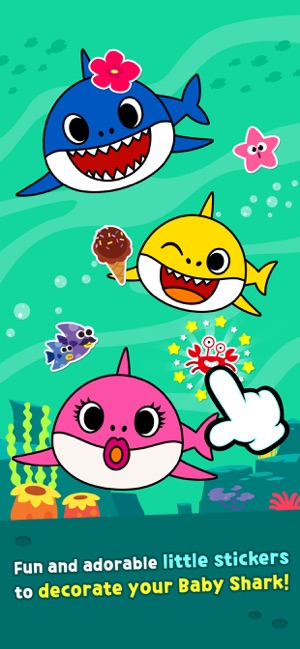 baby shark coloring book on the app store