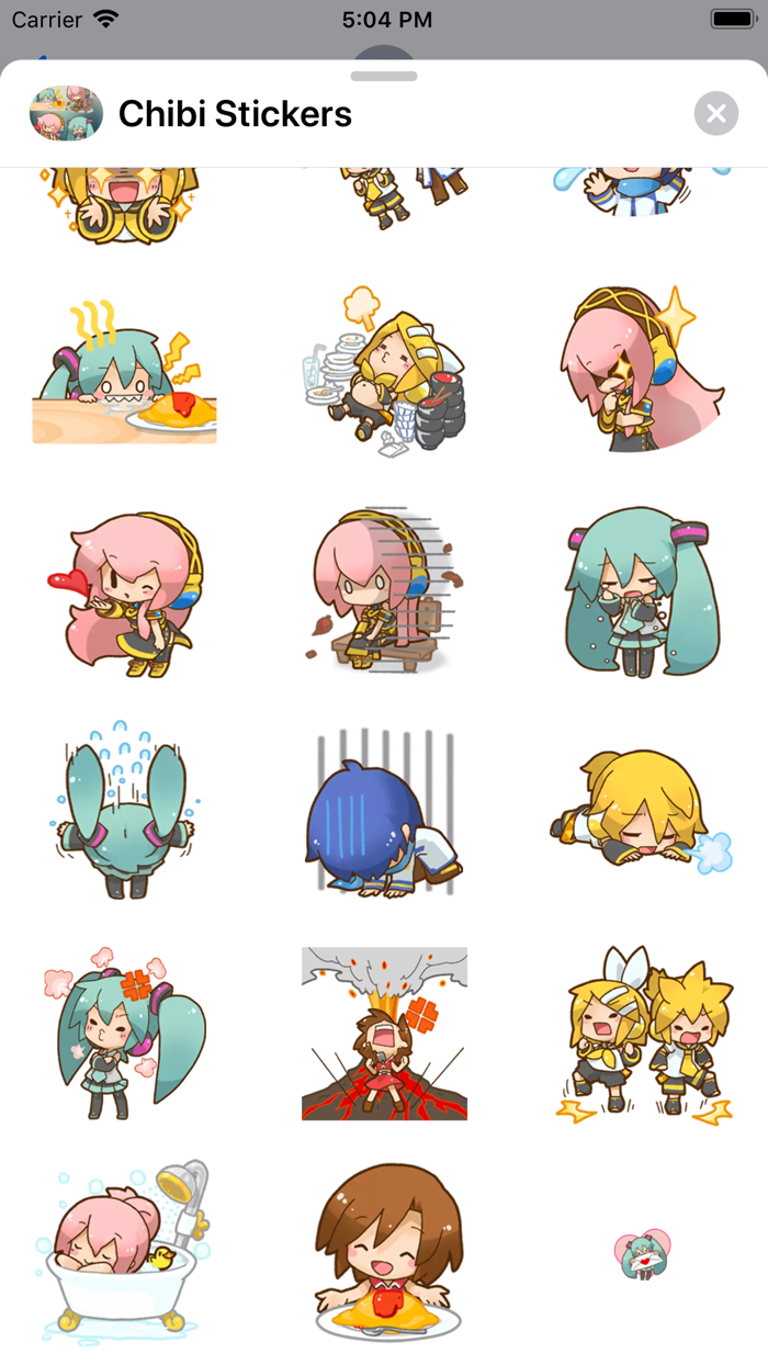 Anime Chibi Stickers Niko HD