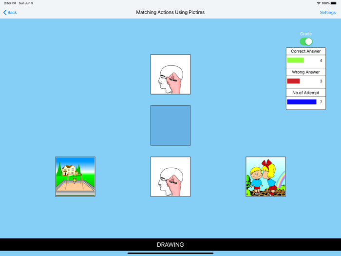Matching Actions Using Pics