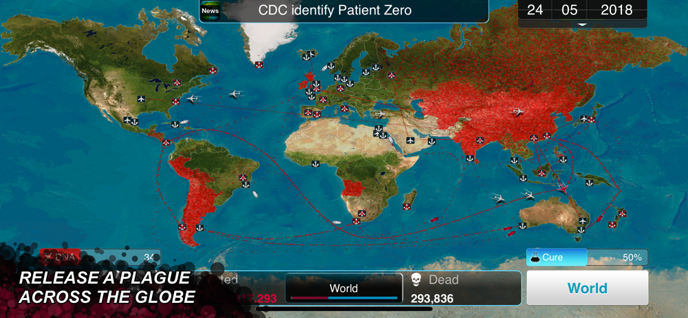 Plague Inc Overview Apple App Store Great Britain - patient zero thumbs up and fav for credits roblox